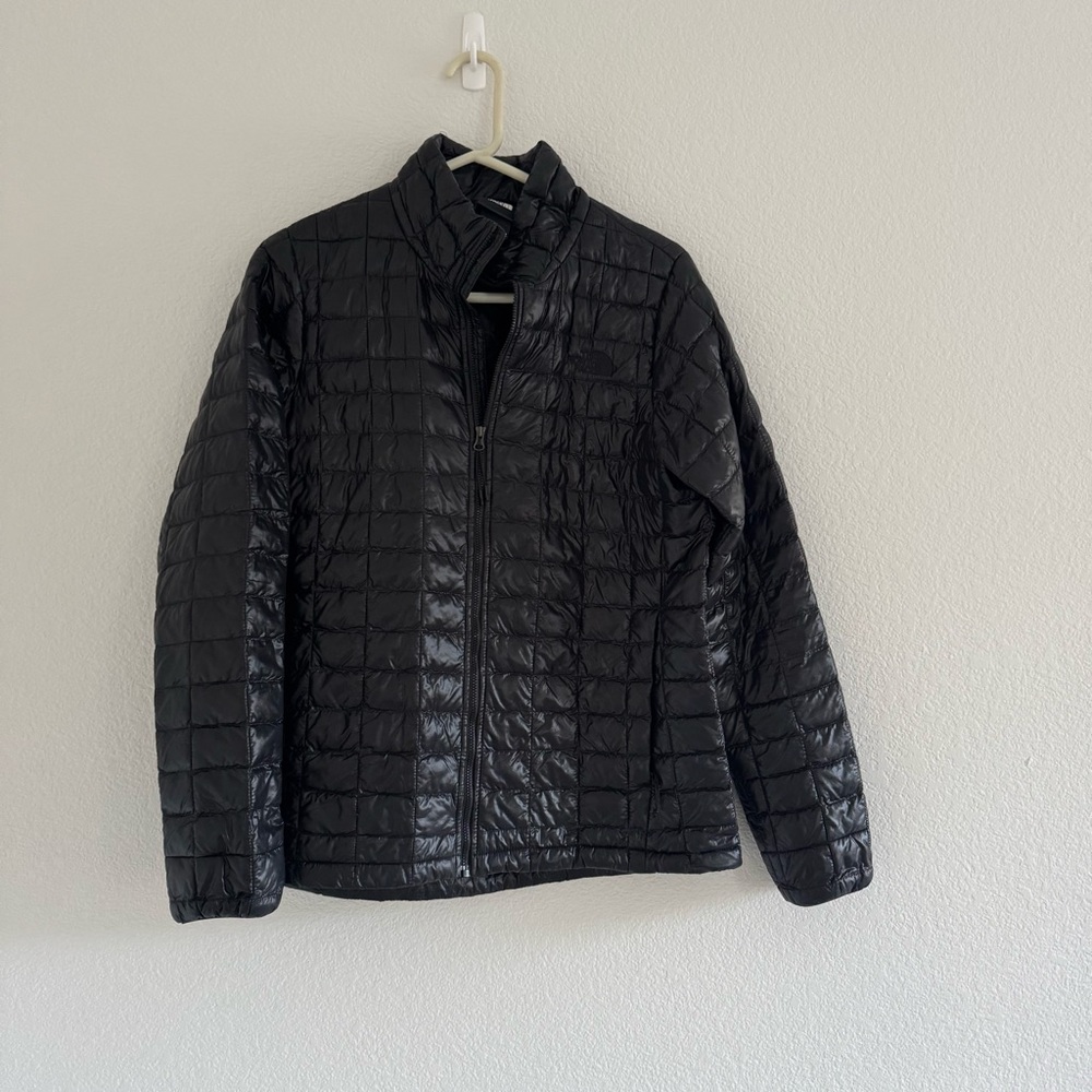 The North Face Womens thermoball Black Puffer Jacket